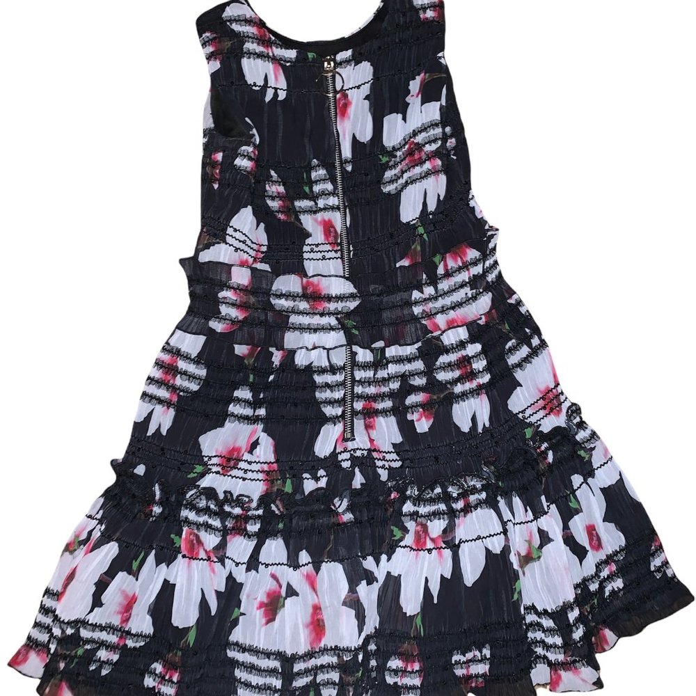 ZOE LTD Sydney Smocked Floral Chiffon Dress - Picture 2 of 12